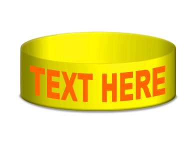 Custom Silkscreened Wristbands