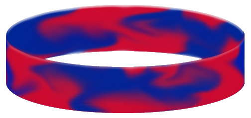 Wristband Color Example - Swirled Wristband Color Example - Swirled