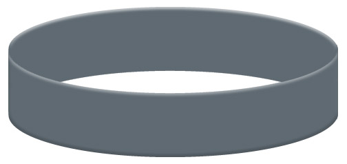 Wristband Color Example - Dark Gray Wristband Color Example - Dark Gray
