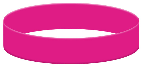 Wristband Color Example - Hot Pink Wristband Color Example - Hot Pink